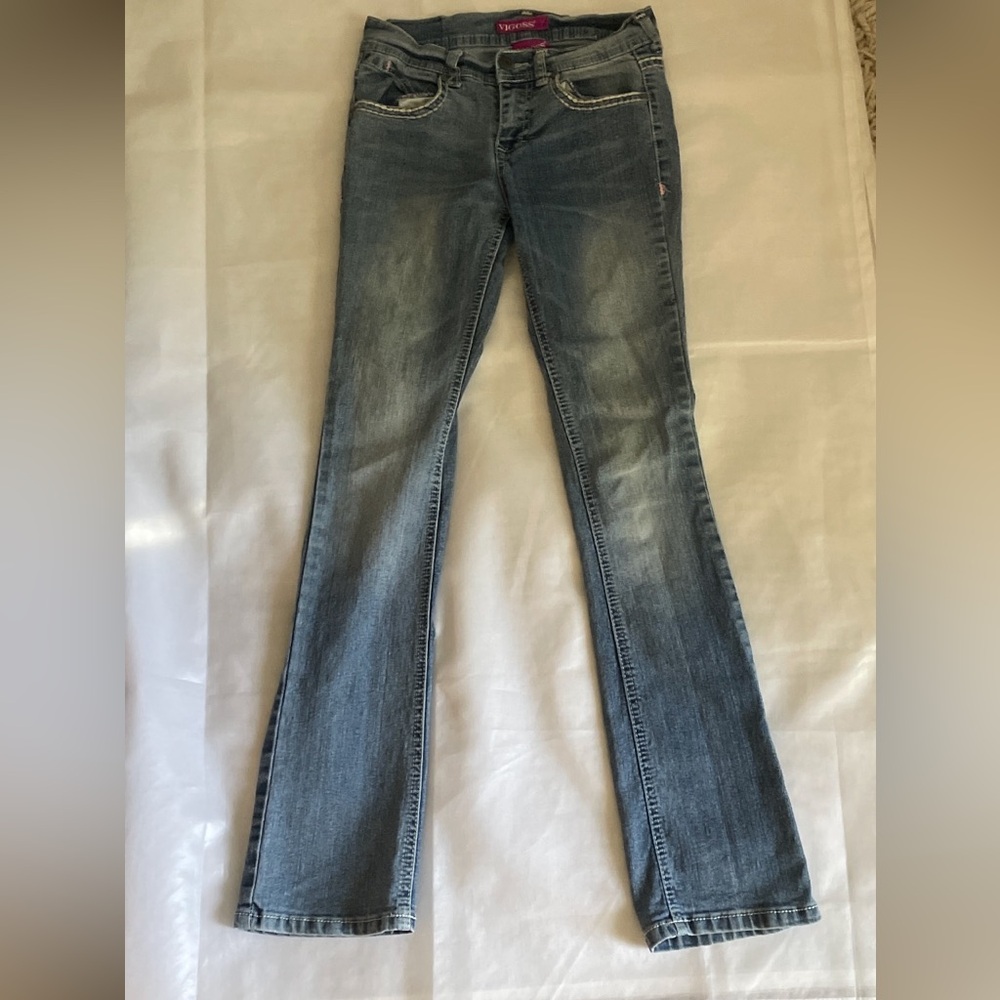 Vigoss Classic Blue flair Leg Jeans Womens 12